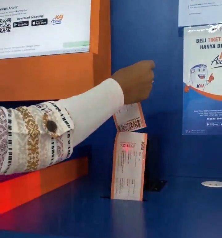 Ilustrasi tiket boarding pass (twitter.com/KAI12)