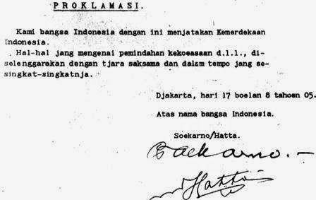 naskah proklamasi