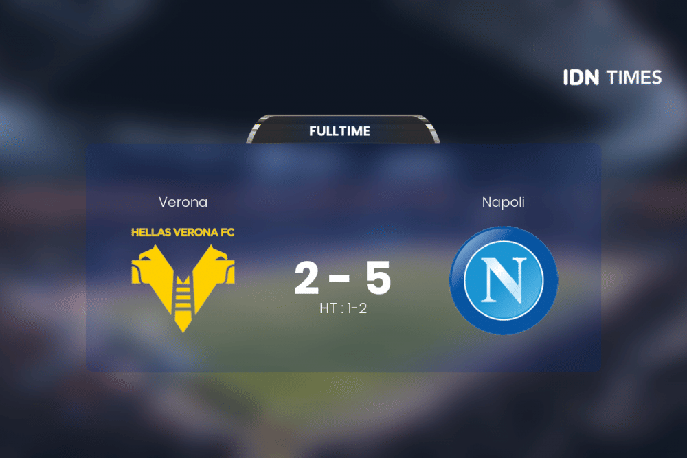 Napoli Permalukan Verona di Kandangnya