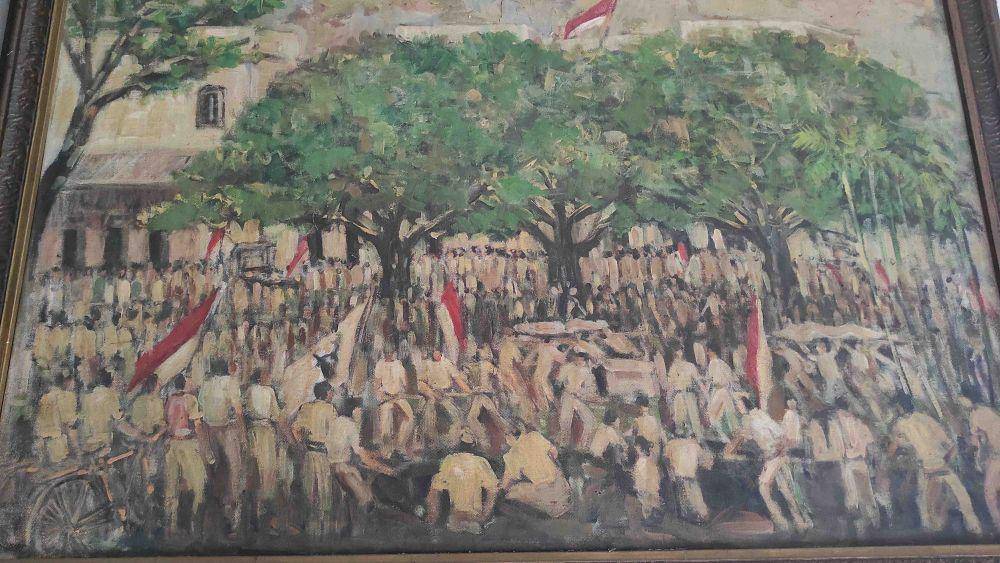 salah satu koleksi lukisan di Museum Perjuangan Bogor (dok.pribadi/Surya Dharma)