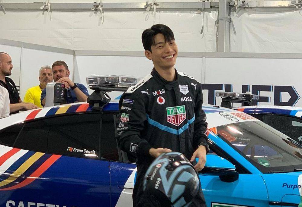 potret Wi Ha Joon di Formula E Seoul, Korea Selatan. (instagram.com/wi__wi__wi)