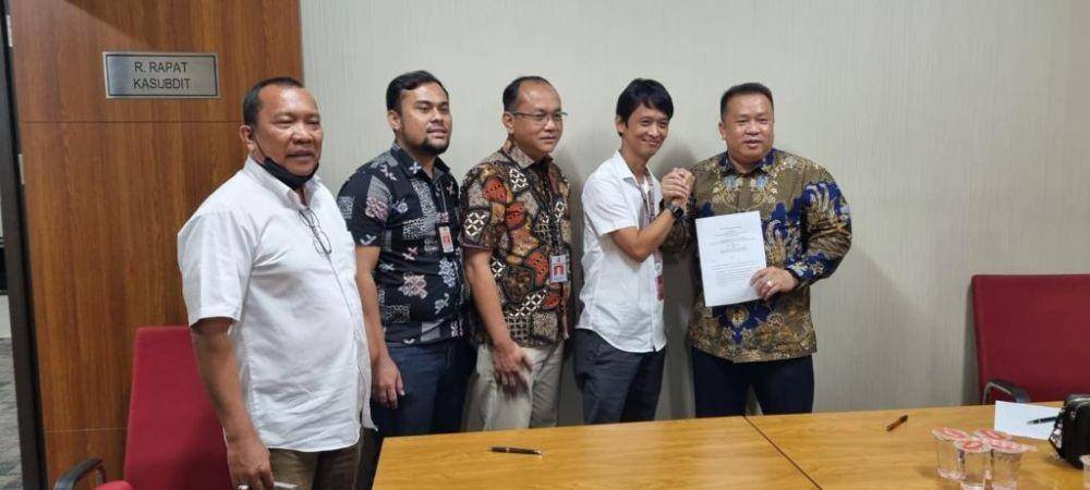 Kesepakatan damai antara Atet dan PT Indocertes terkait kasus saling lapor dugaan penggelapan, penculikan, dan penyekapan di Kota Depok. (Istimewa)