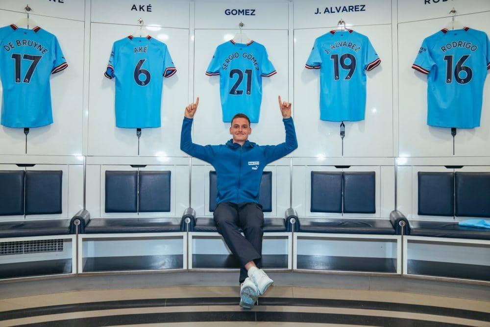 Bek baru Manchester City, Sergio Gomez (instagram.com/ManCity)