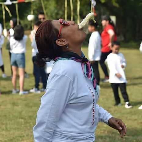 lomba makan kerupuk (instagram.com/susi_pudjiastuti__)