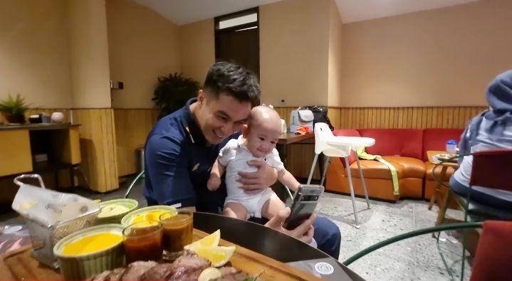 momen Baim Wong dan Kiano ketemu Rafathar (youtube.com/Baim Paula)
