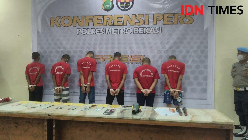 Polsek Cikarang Barat menangkap komplotan curanmor yang beraksi di wilayah Bekasi. (IDN Times/Imam Faishal)