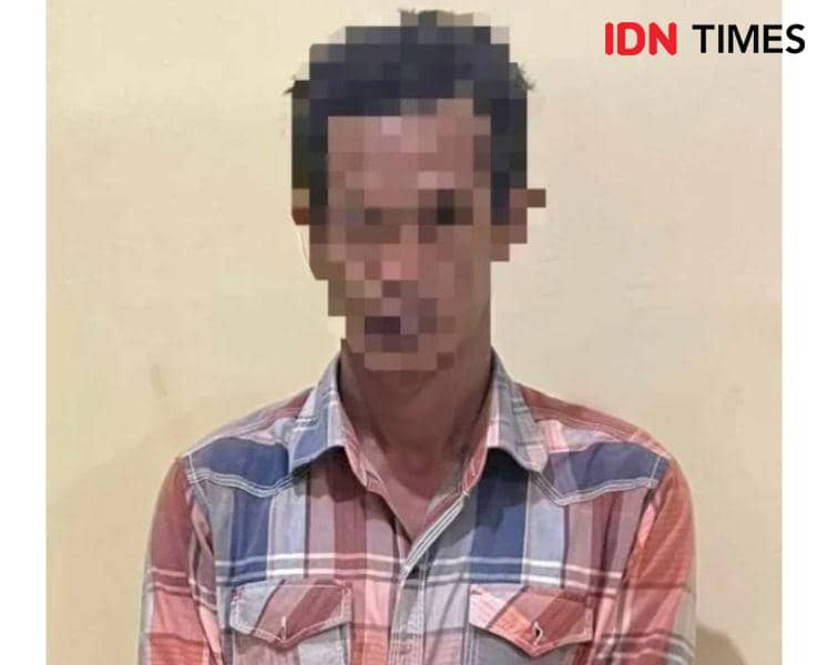 HS tersangka tindak kekerasan pada anak (IDN Times/Ervan)