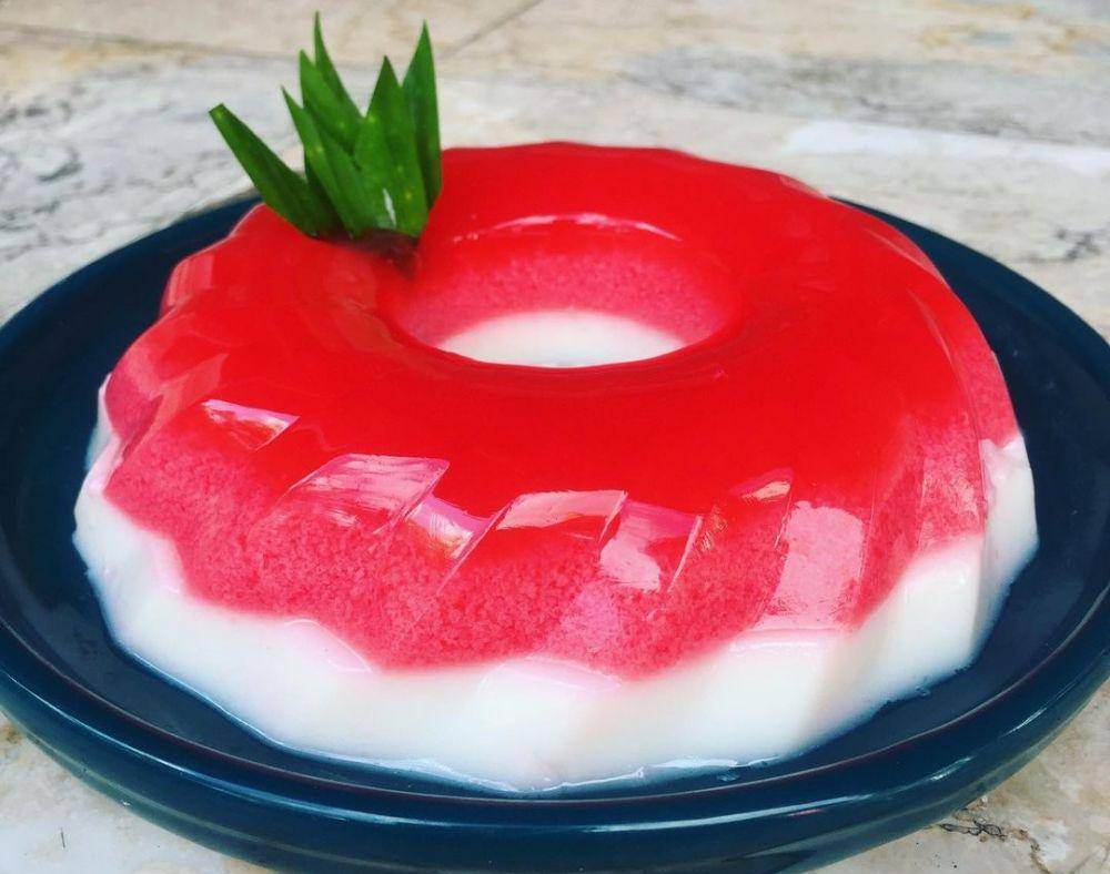 resep puding merah putih (instagram.com/paonmogekthu)
