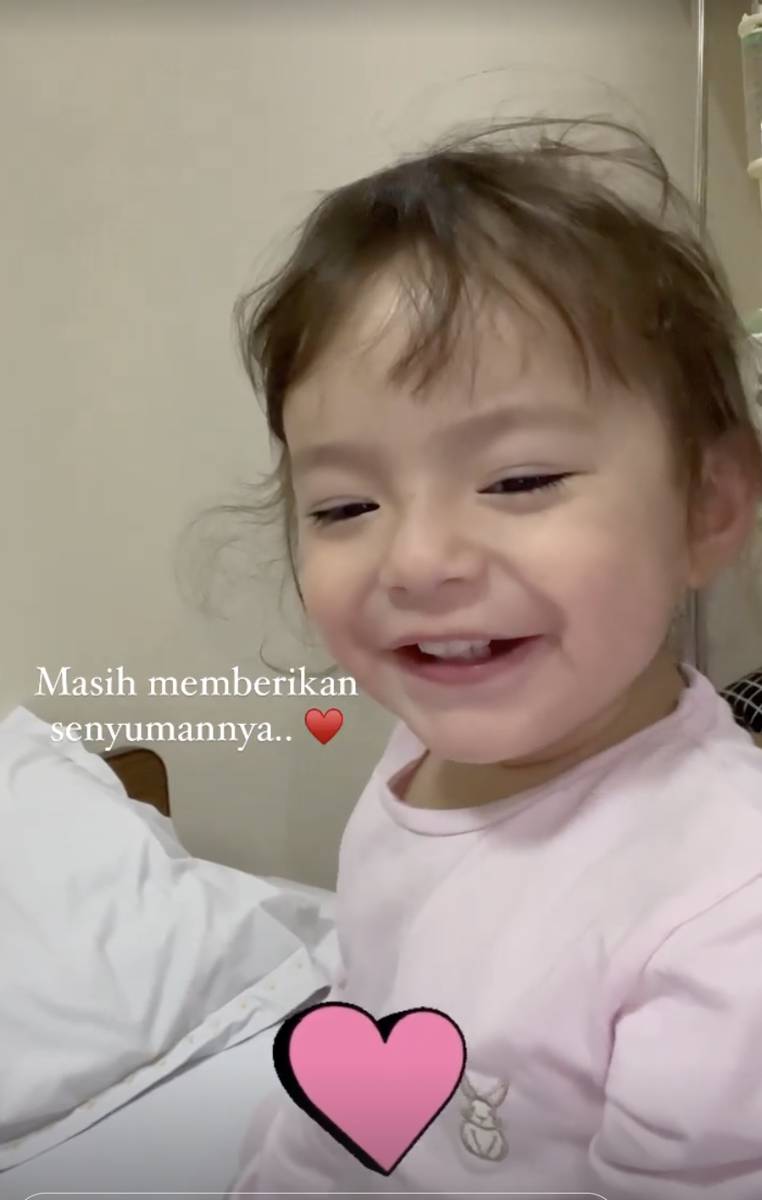 potret Chole di rumah sakit (instagram.com/asmirandah89)
