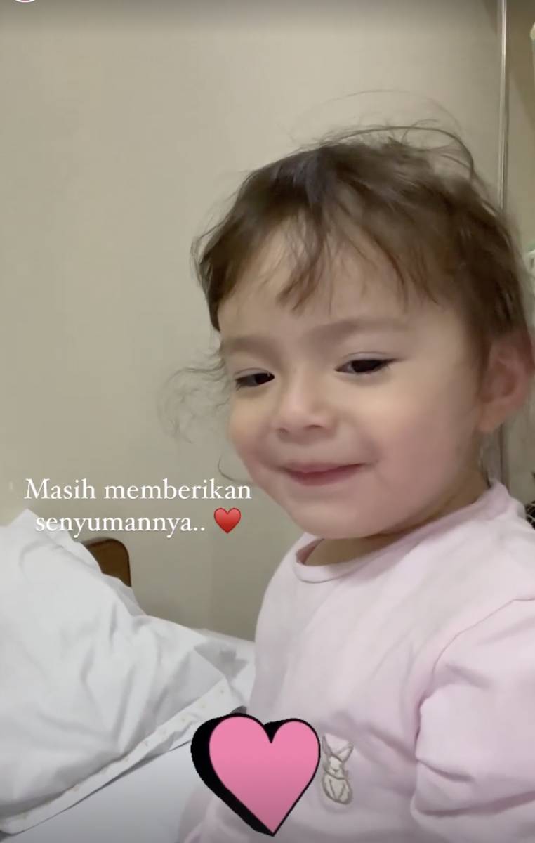 potret Chole di rumah sakit (instagram.com/asmirandah89)