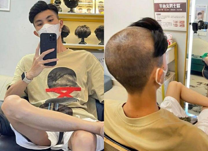 gaya rambut terabsurd (facebook.com/JackSon SoCute)
