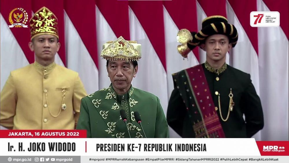 Pidato Lengkap Presiden Jokowi dalam Sidang Tahunan MPR RI 2022