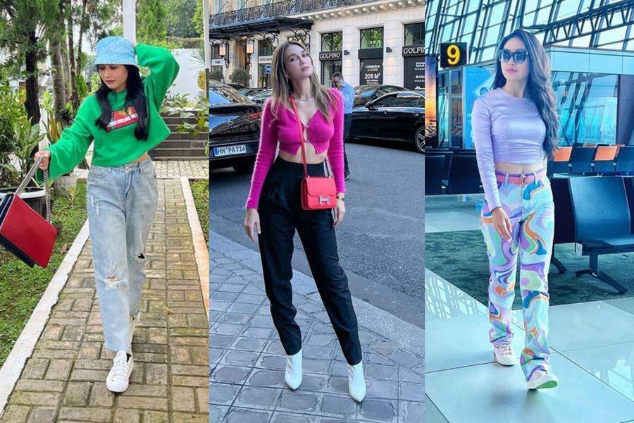 10 Ide Padu Padan Crop Top ala Artis, Kompak Tampil Fashionable!