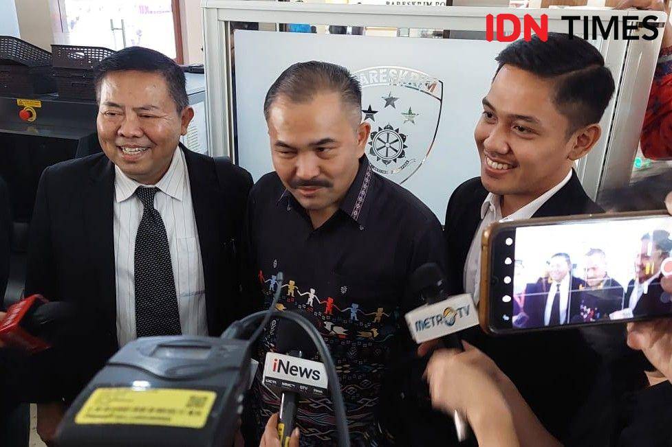 Pengacara Brigadir J atau Yoshua Hutabarat, di Bareskrim Polri, Selasa (16/8/2022). (IDN Times/Uji Sukma Medianti)