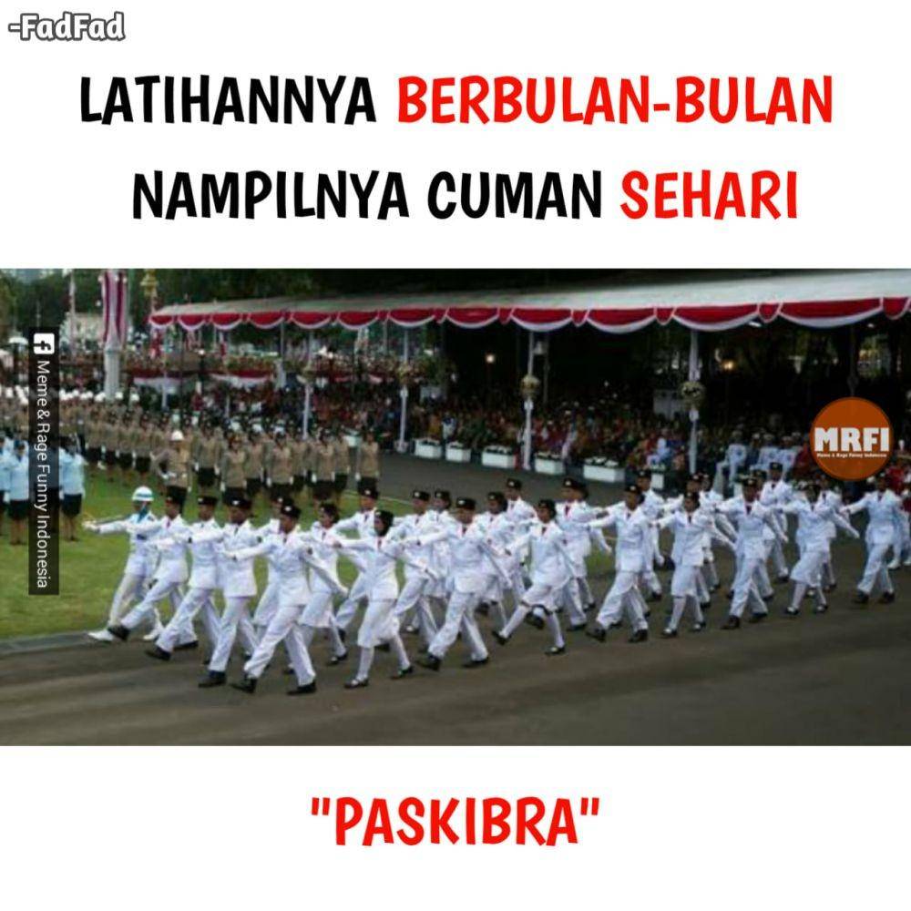 meme paskibra (facebook.com/mrfi.id)