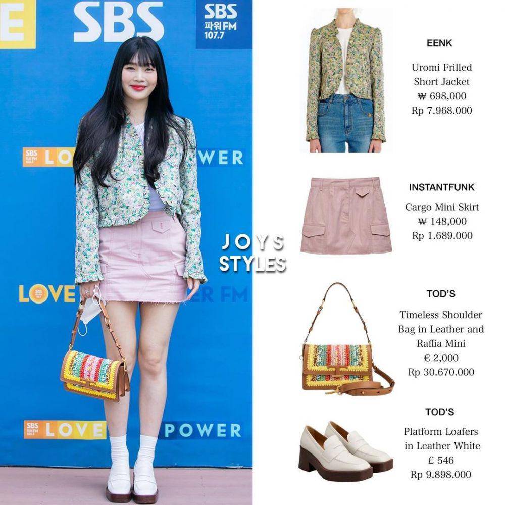 harga outfit Joy Red Velvet di Animal Farm (instagram.com/joysstyles_)