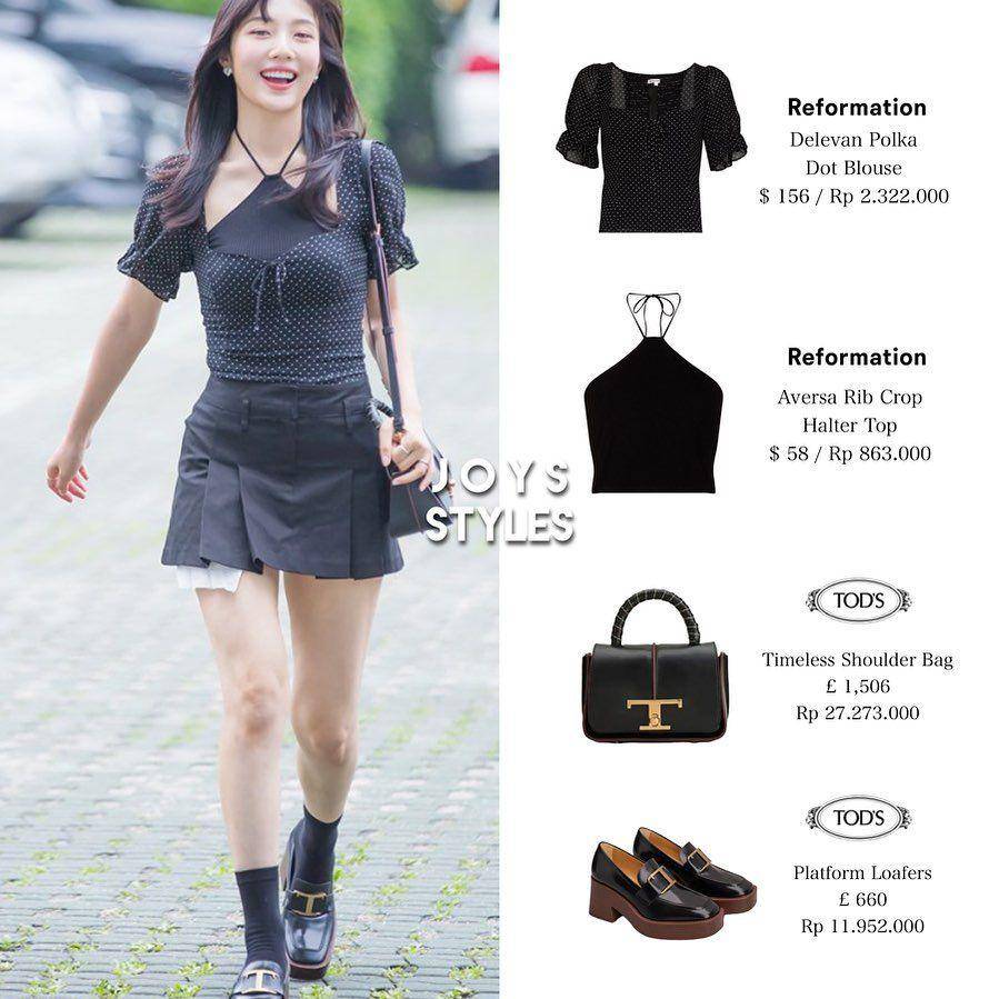 harga outfit Joy Red Velvet di Animal Farm (instagram.com/joysstyles_)