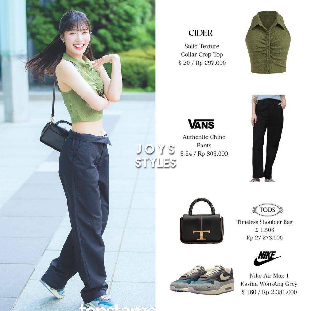 harga outfit Joy Red Velvet di Animal Farm (instagram.com/joysstyles_)