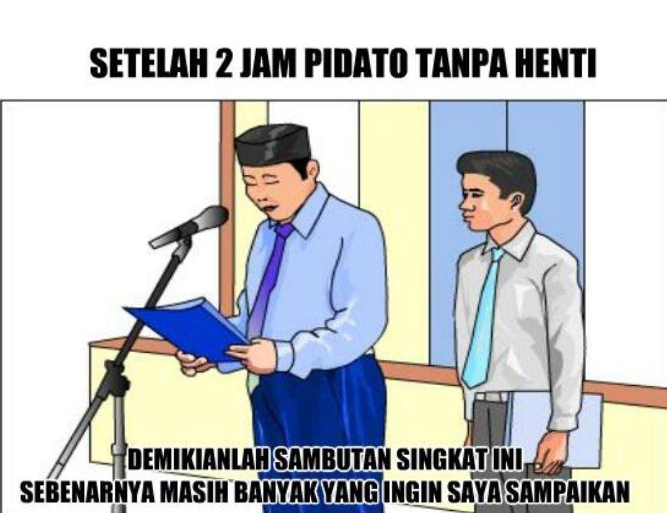 meme upacara bendera (instagram.com/memecomic.id)