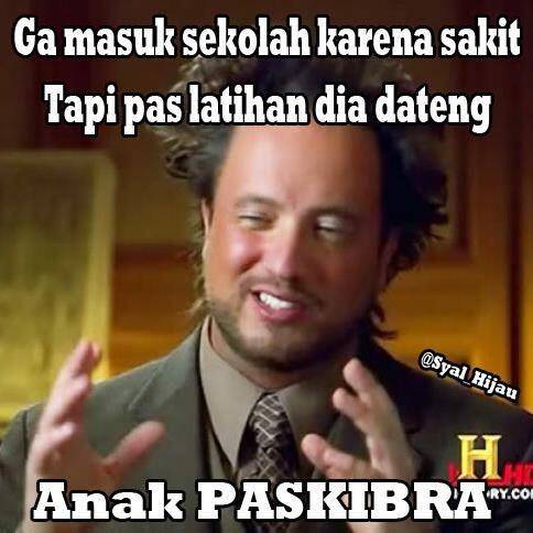 meme paskibra (twitter.com/anak_paskibra)