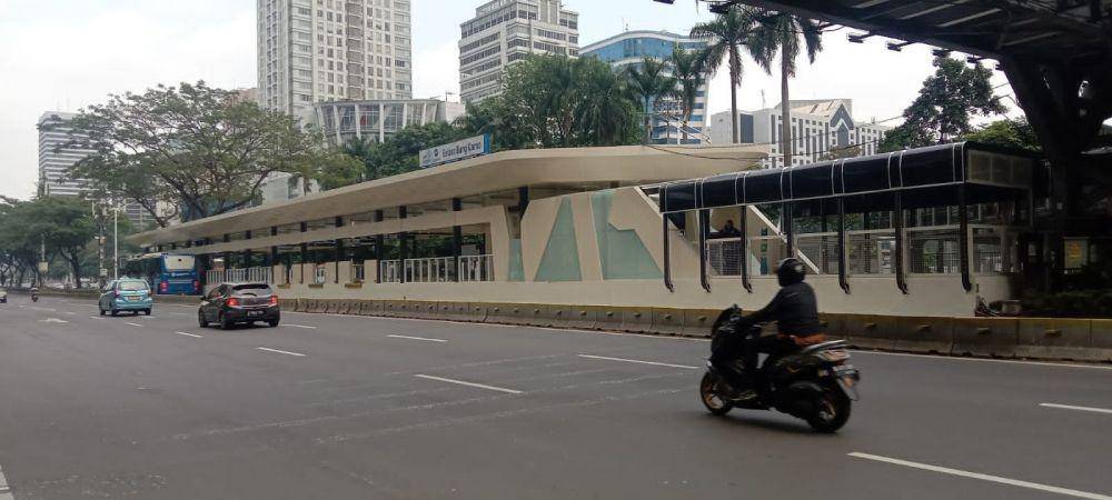 Halte Gelora Bung Karno Mulai Beroperasi Setelah Revitalisasi/ dok Transjakarta