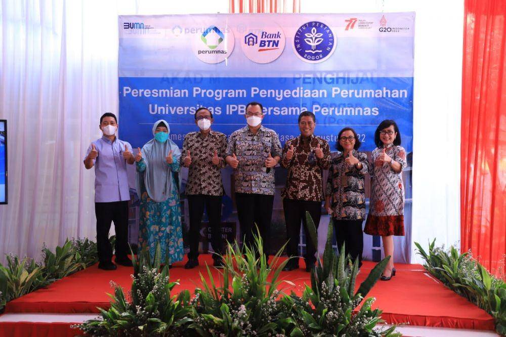 Perumnas sediakan rumah untuk dosen dan karyawan IPB di Samestra Dramaga, Kabupaten Bogor. (dok. Perumnas)