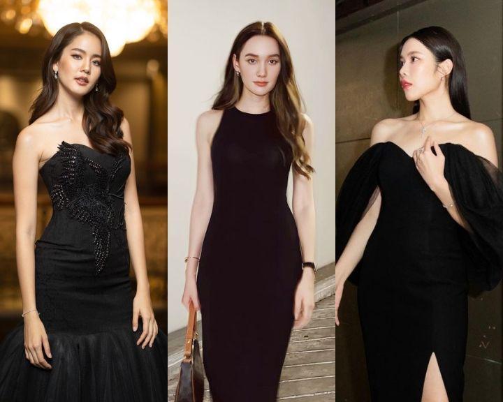9 Inspirasi Dress Hitam nan Elegan ala Aktris Thailand