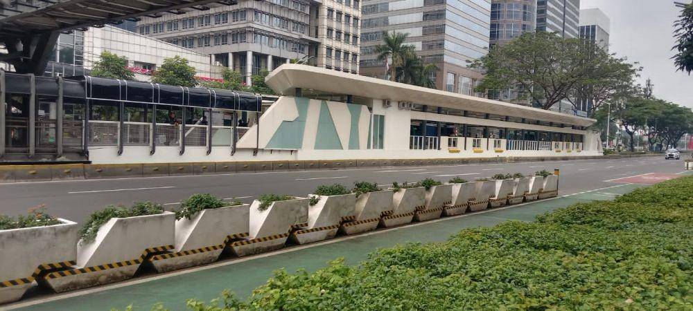 Halte Gelora Bung Karno Mulai Beroperasi Setelah Revitalisasi/ dok Transjakarta