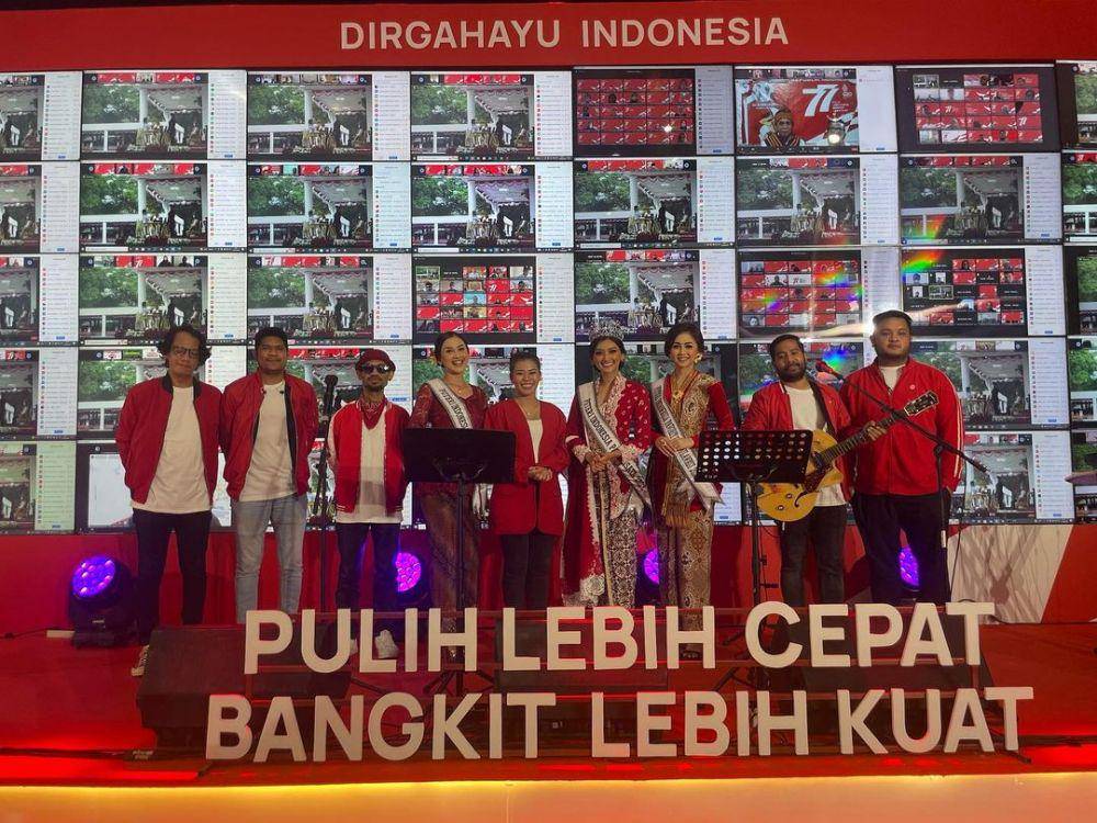 Potret Puteri Indonesia di Perayaan HUT ke-77 RI (Instagram.com/officialputeriindonesia)