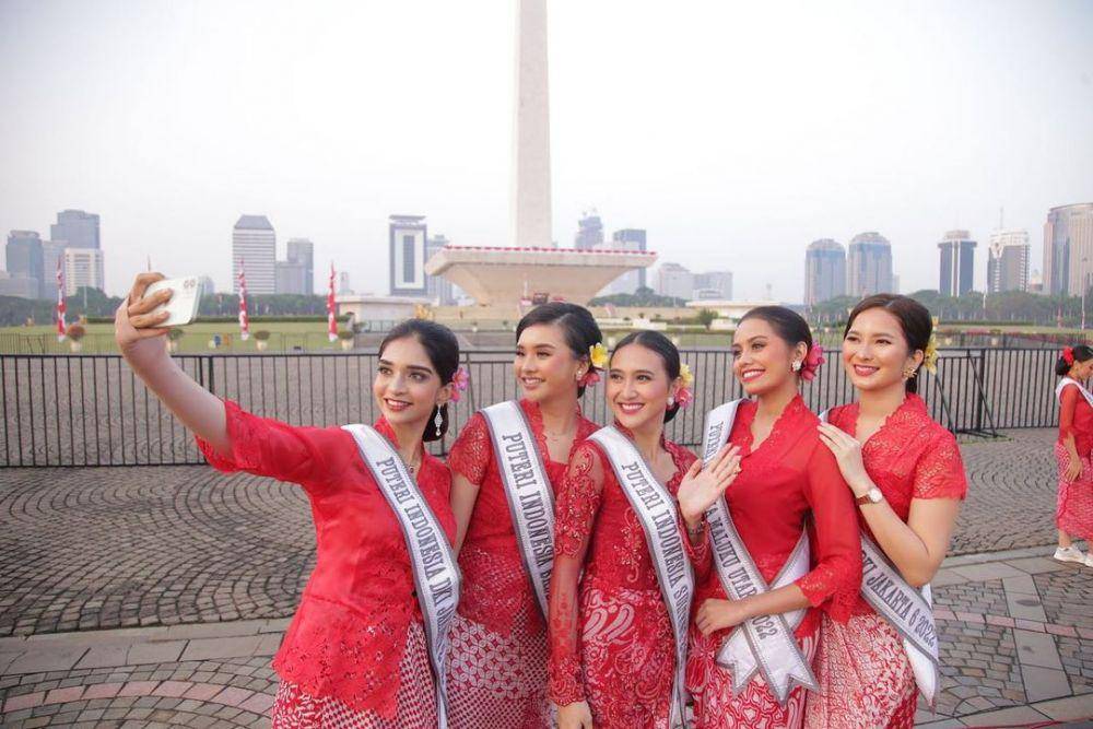 Potret Puteri Indonesia di Perayaan HUT ke-77 RI (Instagram.com/officialputeriindonesia)