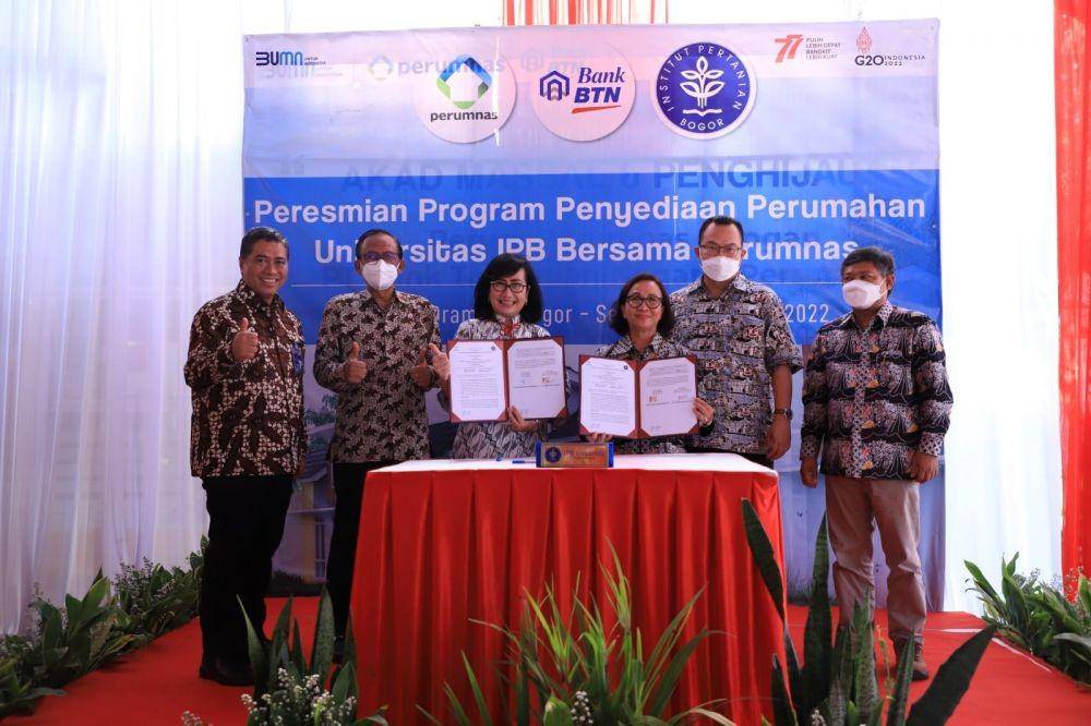 Perumnas sediakan rumah untuk dosen dan karyawan IPB di Samestra Dramaga, Kabupaten Bogor. (dok. Perumnas)