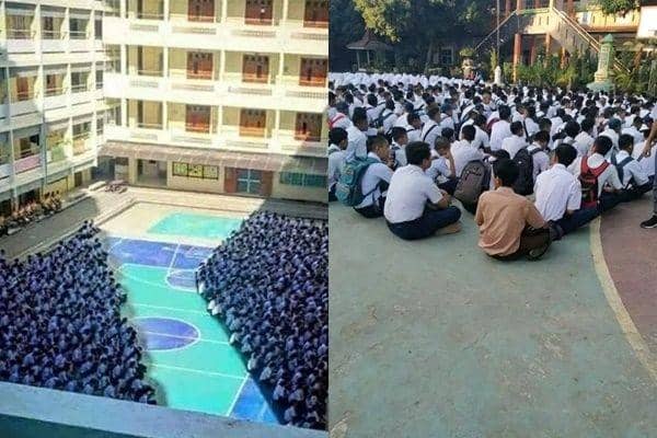 10 Momen Kocak Tak Terduga yang Terjadi saat Upacara Bendera