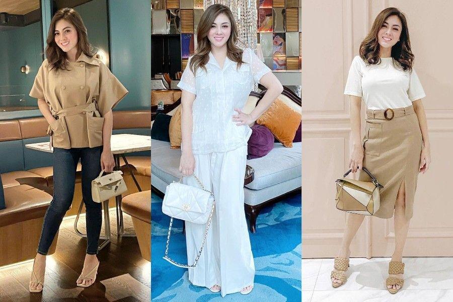 9 Inspirasi Office Look ala Dhena Devanka, Tampil Gaya ke Kantor