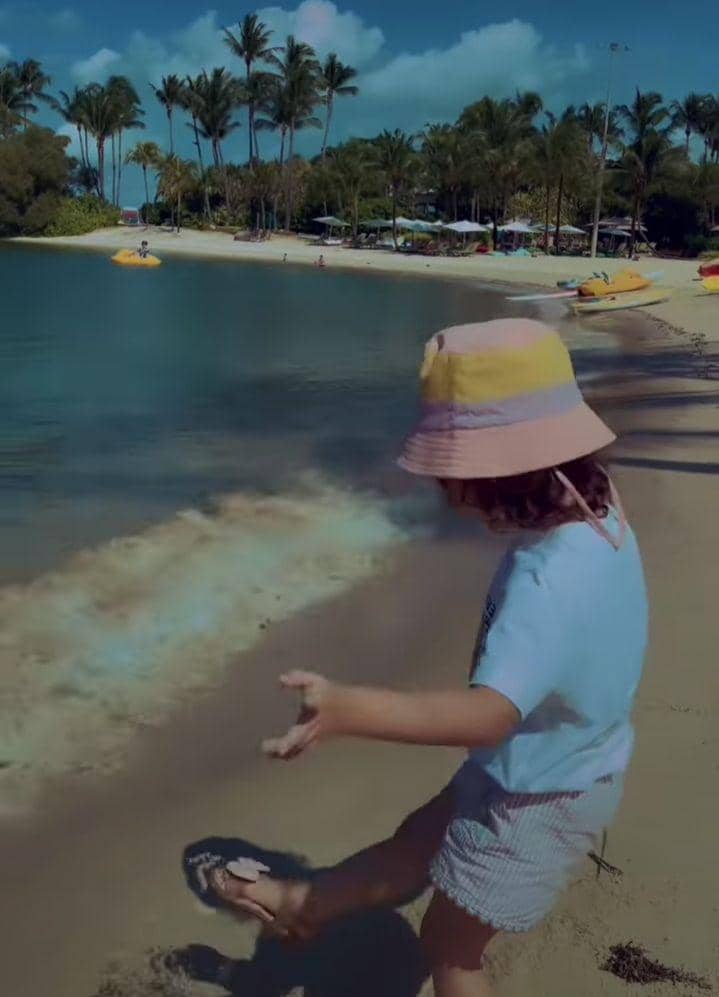 potret summer trip Aura Kasih dan Arabella (instagram.com/aurakasih)