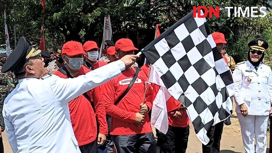 Peduli Stunting, ASN Pemkot Cirebon Jalan Kaki ke Gedung Sate Bandung