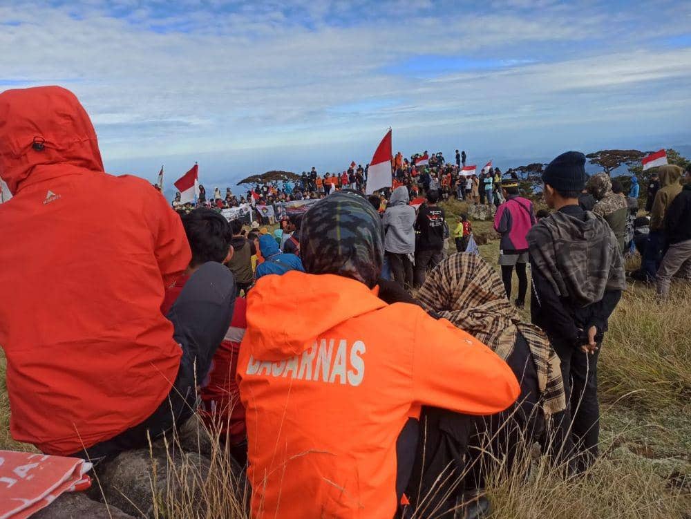 2065 Pendaki Upacara HUT RI di Gunung Bawakaraeng dan Lembah Ramma
