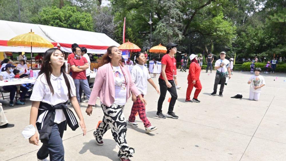 Meriahnya Pesta Rakyat HUT ke-77 Republik Indonesia di Meksiko