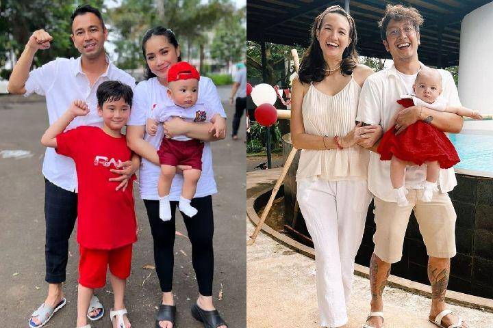 potret balita artis kenakan kostum merah-putih (instagram.com/raffinagita1717 | instagram.com/nadinelist)