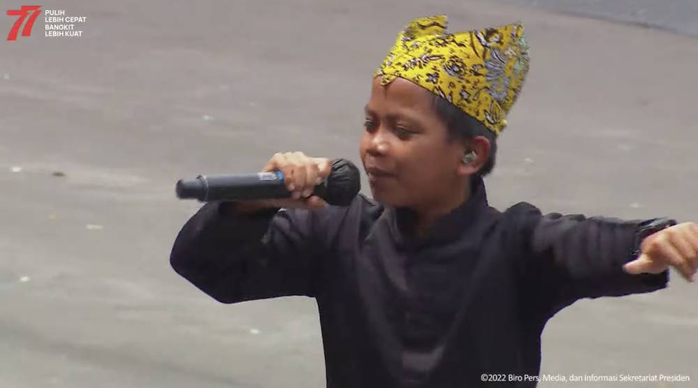 Farel Prayoga (YouTube.com/Sekertariat Presiden)