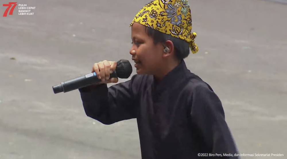 Farel Prayoga (YouTube.com/Sekertariat Presiden)