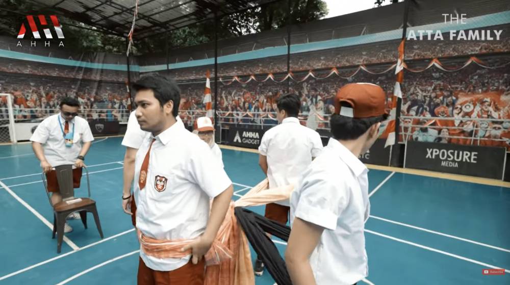 momen Atta merayakan Hari Kemerdekaan Indonesia (YouTube.com/AH)