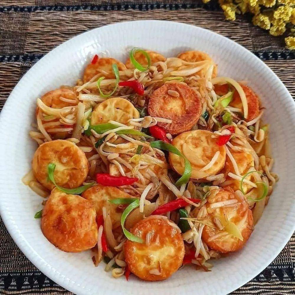 ilustrasi tofu cah taoge (instagram.com/resep.mejamakan)