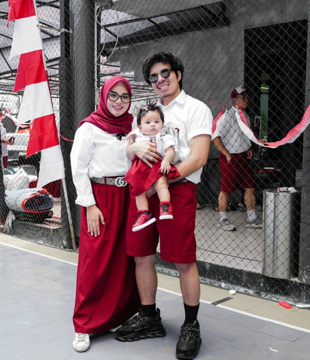 OOTD Artis Pria Rayakan Agustusan (Instagram.com/attahalilintar)