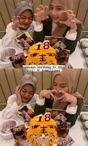 ulang tahun Zara (Instagram.com/camilliazr)