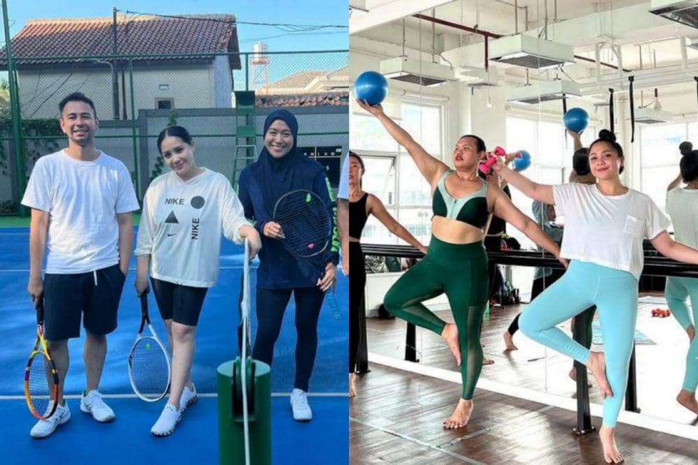 10 Potret Nagita Slavina Tekuni Bermacam Olahraga, Semangat!