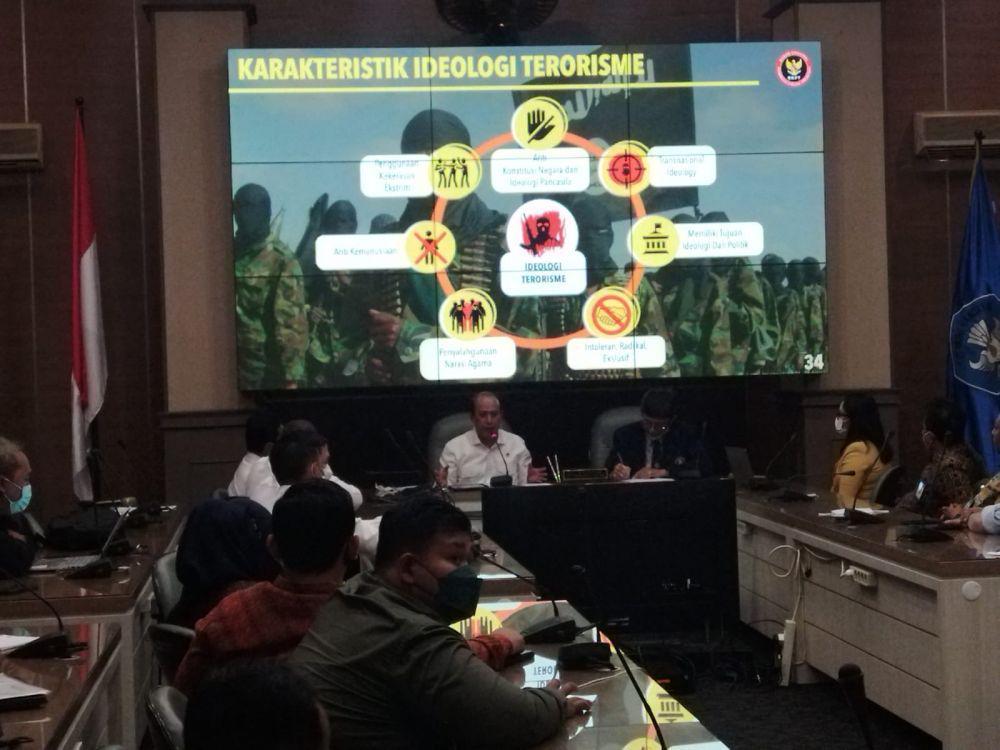 Kepala BNPT saat mengisi agenda di Universitas Brawijaya. Dok/istimewa