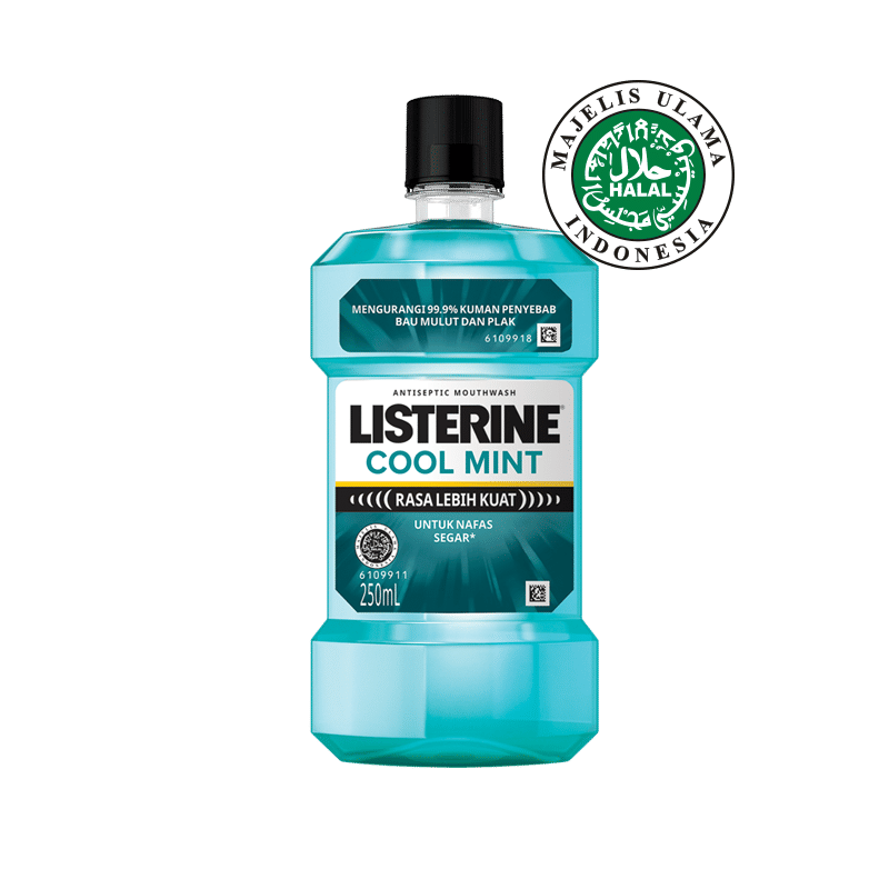 Listerine Mouthwash Cool Mint (listerine.co.id)