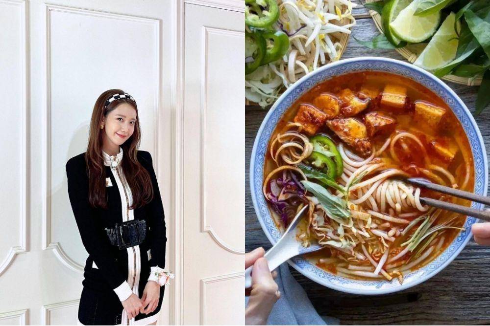 Yoona SNSD (instagram.com/yoona__lim) | Pho (instagram.com/sweet.vegan___)