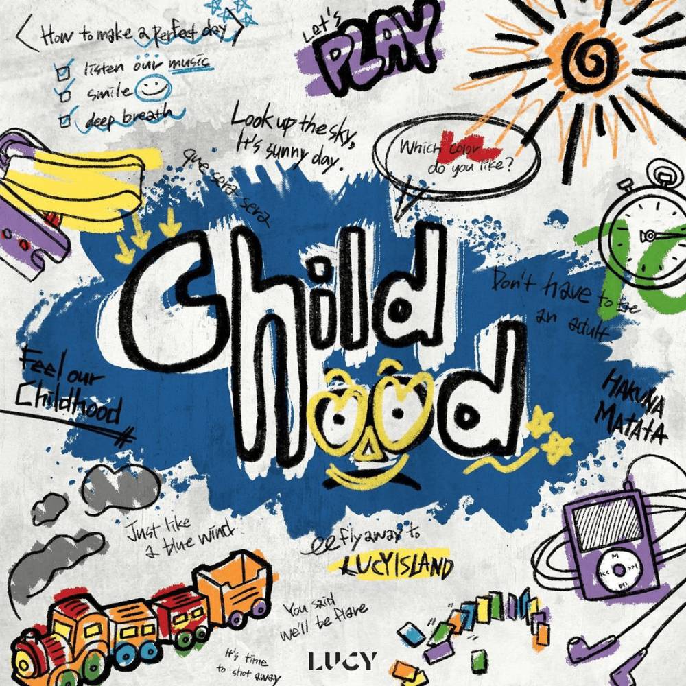 official photo 1st Full Album Lucy Band Childhood (instagram.com/band_lucy)