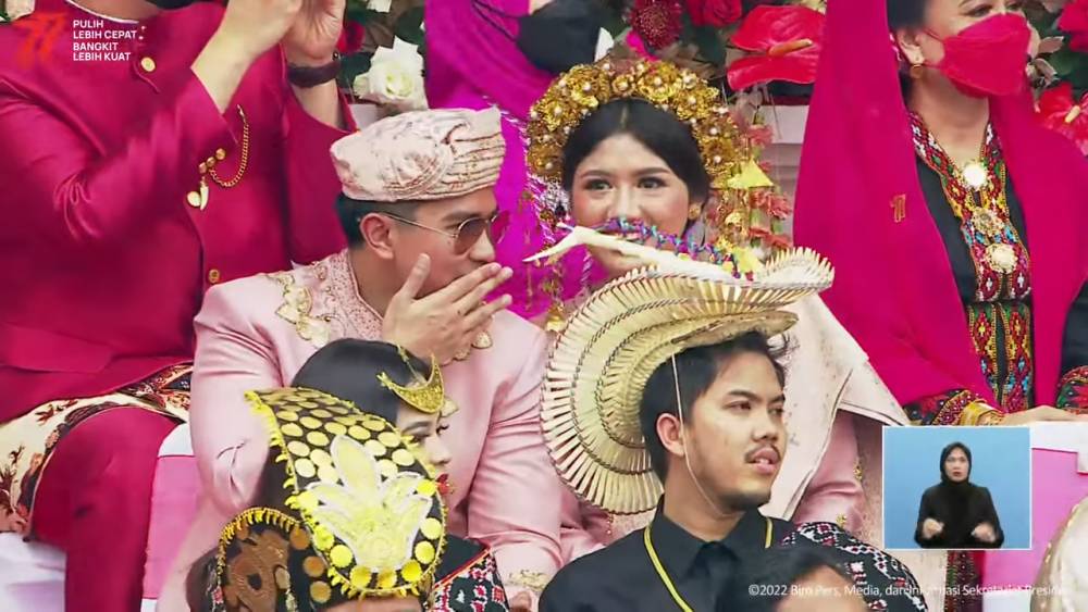 Erina Gudono dan Kaesang (dok. Sekretariat Presiden RI)